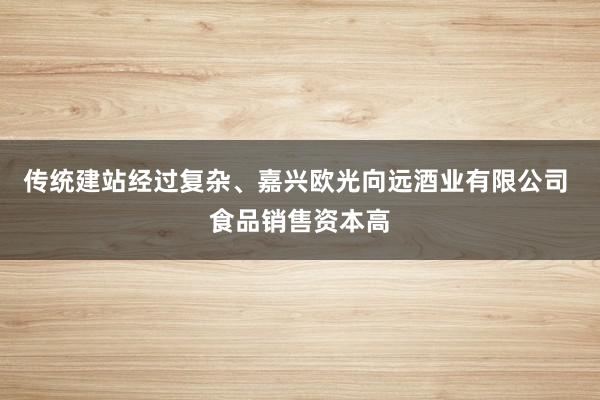 传统建站经过复杂、嘉兴欧光向远酒业有限公司 食品销售资本高